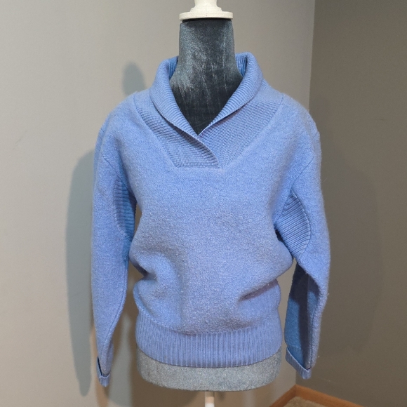 The North Face Sweaters - Vintage The North Face - Women's Wool Soft Blue Cowl‎ Neck Sweater Sz Small